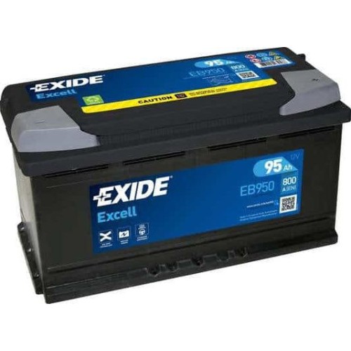 EXIDE EXCELL 95AH 800A R+