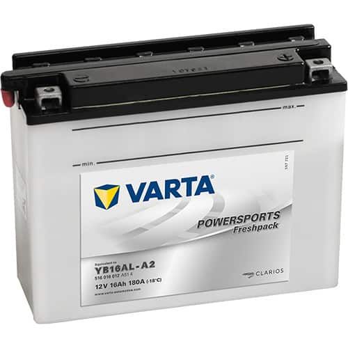 VARTA POWERSPORTS Freshpack 516 016 012 YB16AL-A2 16AH 180A 12V 