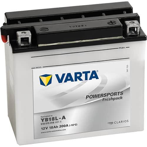 VARTA POWERSPORTS Freshpack 518 015 018 YB18L-A 18AH 200A 12V R+