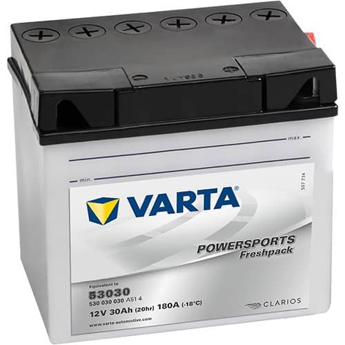 VARTA POWERSPORTS Freshpack 530 030 030 30AH 300A 12V R+