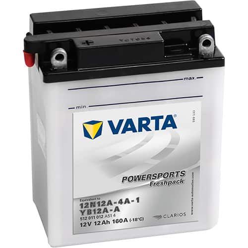 VARTA POWERSPORTS Freshpack 512 011 012 12N12A-4A-1 12AH 160A 12
