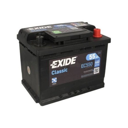 EXIDE CLASSIC 55AH 460A R+