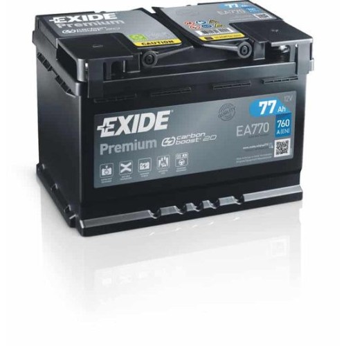 EXIDE PREMIUM 77AH 760A R+