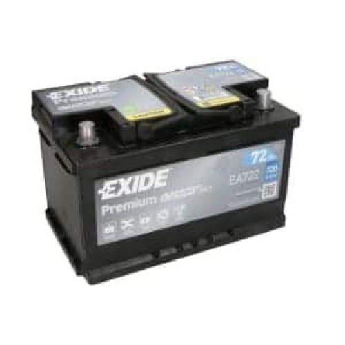 EXIDE PREMIUM 72AH 720A R+