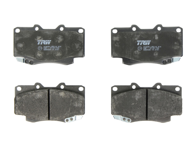 комплект спирачно феродо, дискови спирачки