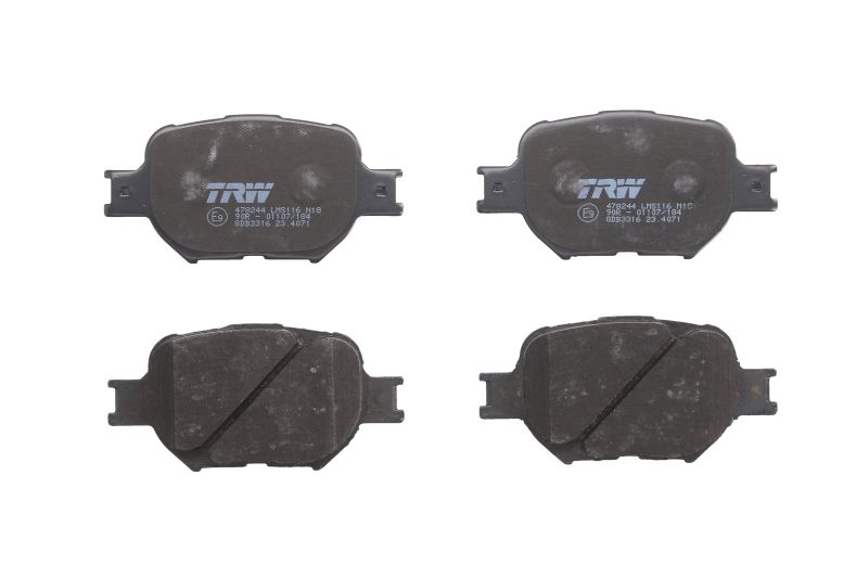 комплект спирачно феродо, дискови спирачки