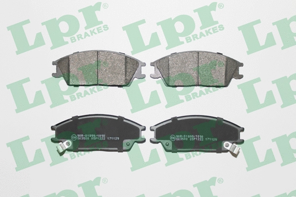 комплект спирачно феродо, дискови спирачки