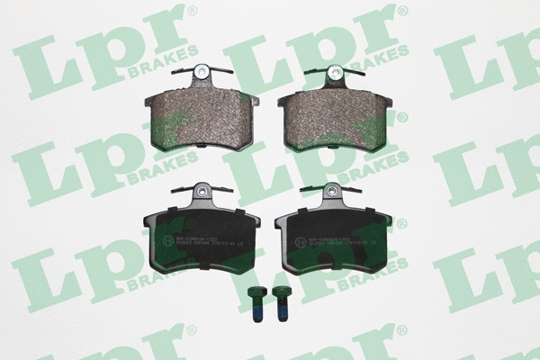комплект спирачно феродо, дискови спирачки