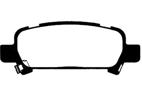 комплект спирачно феродо, дискови спирачки