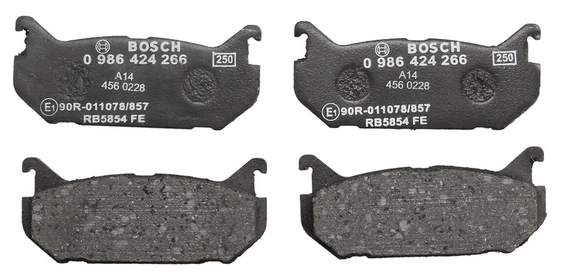 Комплект спирачно феродо, дискови спирачки за MAZDA 626 IV (GE) 1.8 i – BOSCH 0 986 424 266