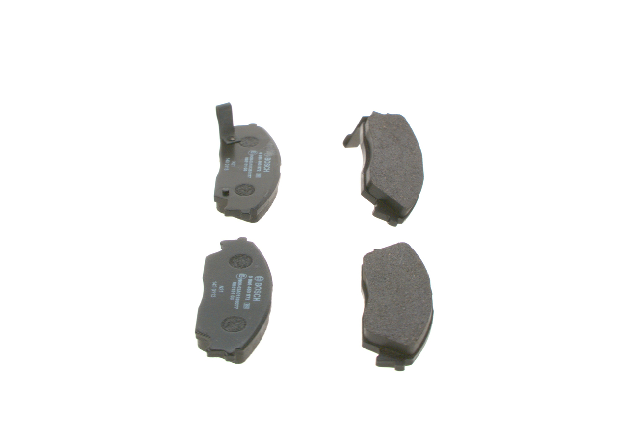 Комплект спирачно феродо, дискови спирачки за HONDA CIVIC II Shuttle (EE) 1.4 i 16V (EE1) – BOSCH 0 986 460 972