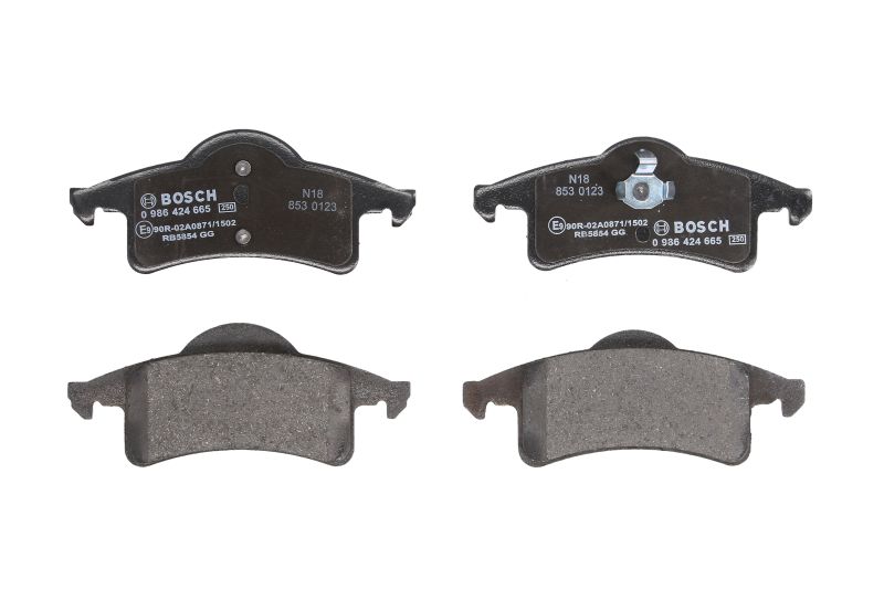 Комплект спирачно феродо, дискови спирачки за JEEP GRAND CHEROKEE II (WJ, WG) 2.7 CRD 4x4 – BOSCH 0 986 424 665