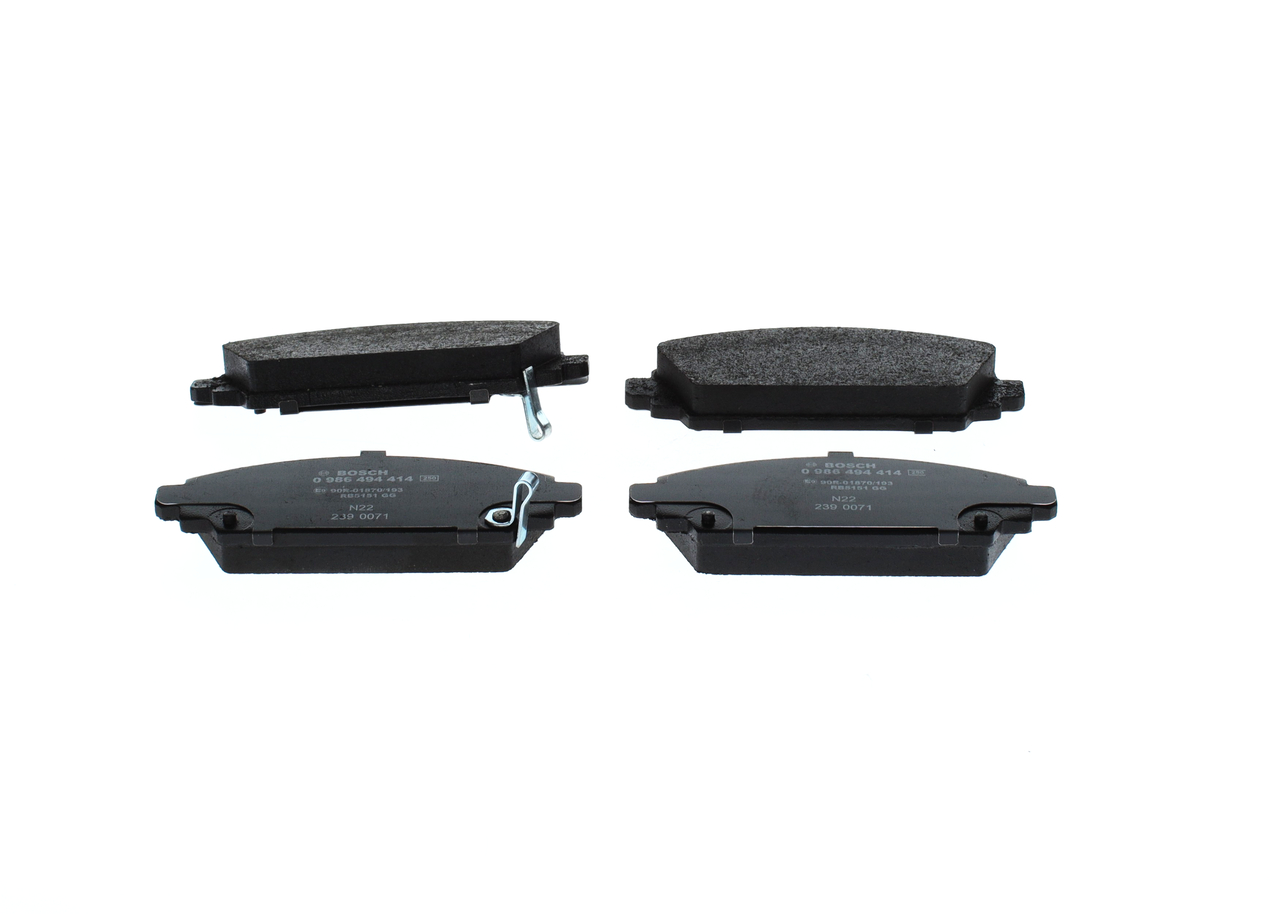 комплект спирачно феродо, дискови спирачки