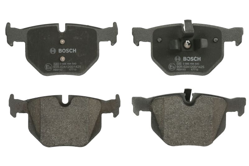 Комплект спирачно феродо, дискови спирачки за BMW 3 (E90) 320 d – BOSCH 0 986 494 540