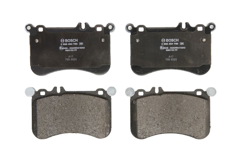 комплект спирачно феродо, дискови спирачки