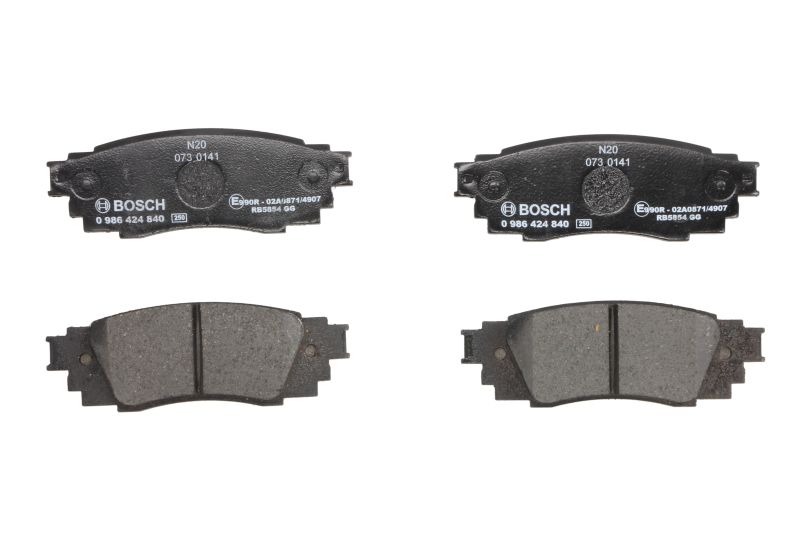 Комплект спирачно феродо, дискови спирачки за TOYOTA C-HR (_X1_) 1.2 (NGX10_) – BOSCH 0 986 424 840