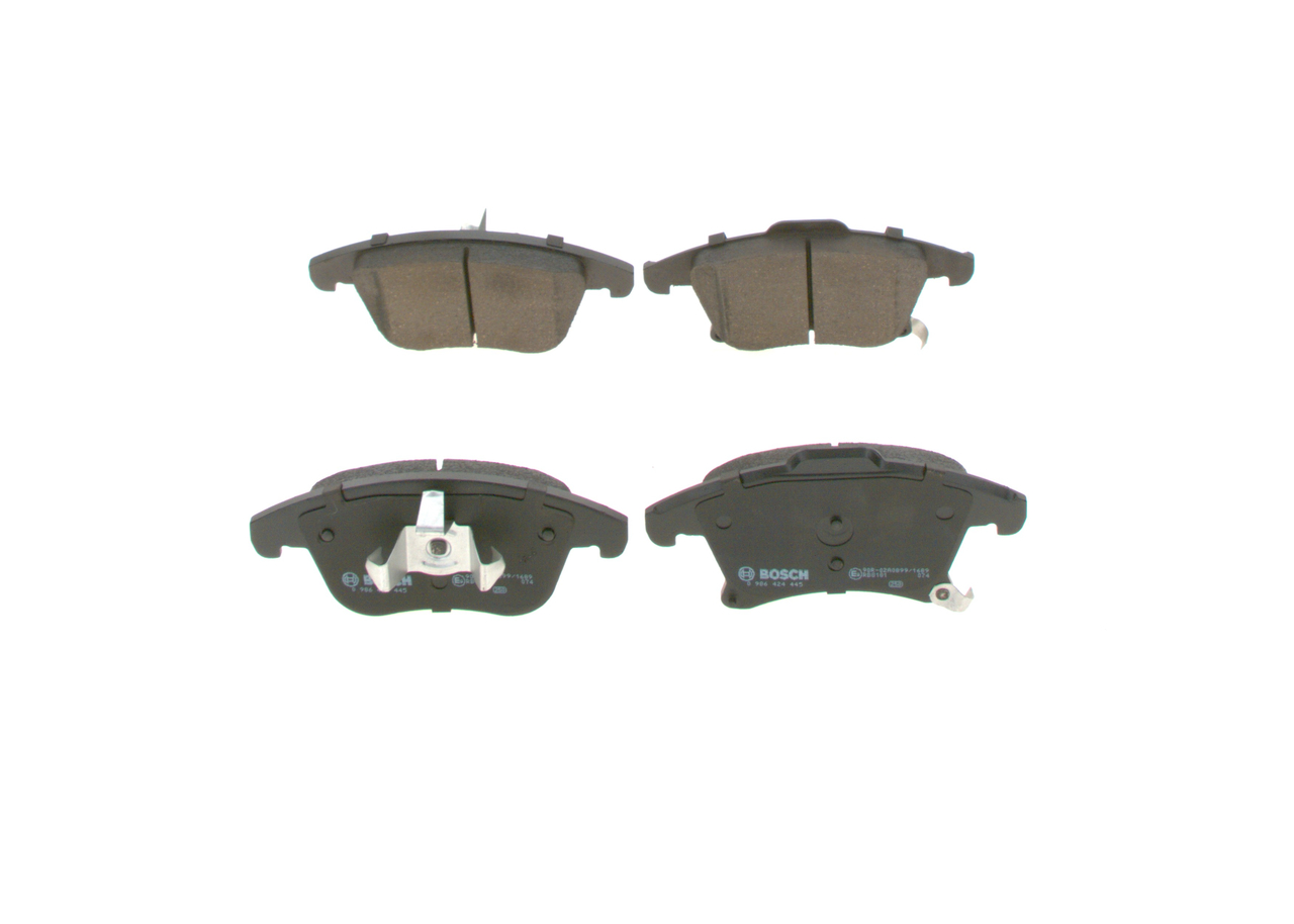Комплект спирачно феродо, дискови спирачки за FORD MONDEO V Turnier (CF) 1.0 EcoBoost – BOSCH 0 986 424 445