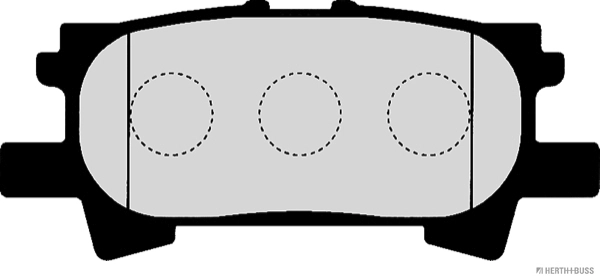 комплект спирачно феродо, дискови спирачки