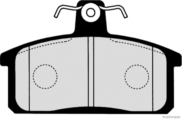 комплект спирачно феродо, дискови спирачки
