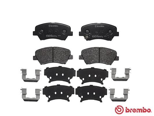 Комплект спирачно феродо, дискови спирачки