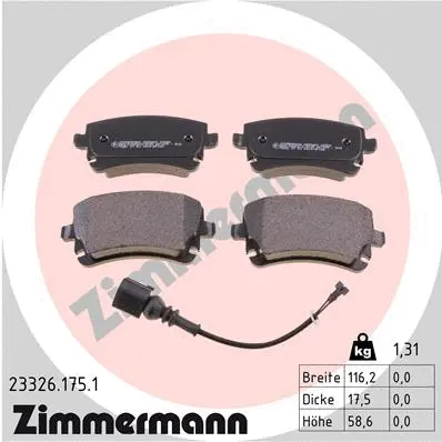 комплект спирачно феродо, дискови спирачки
